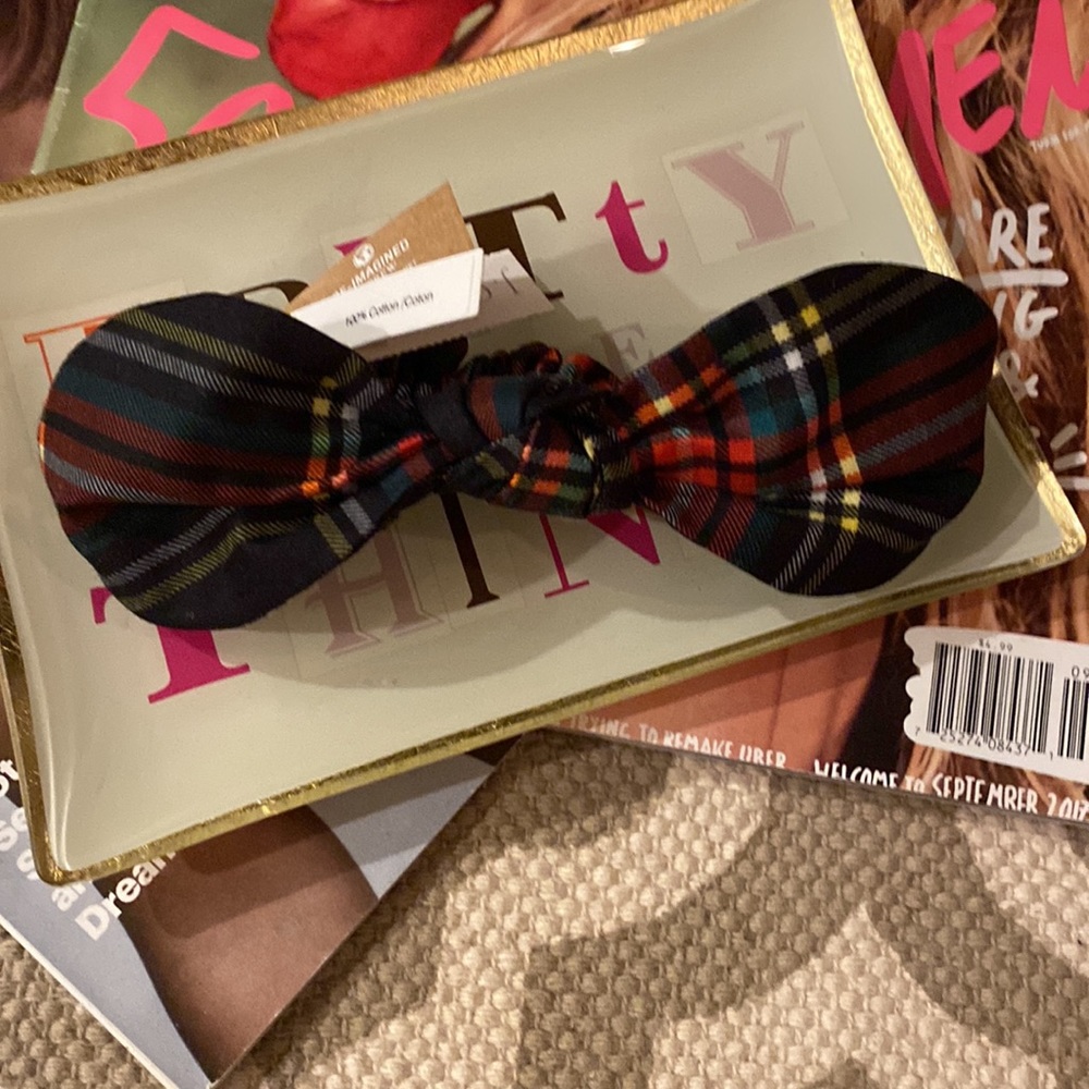 JCrew;NWT bow scrunchie